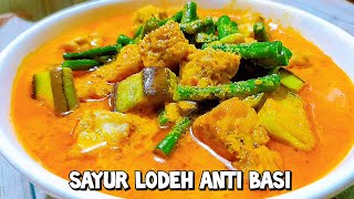 Resep Sayur Lodeh Sederhana Untuk Lontong Tidak Mudah Basi Rasanya Dijamin Enak [upl. by Aivilo]