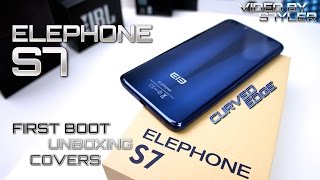 Elephone S7 First Impressions Curved Display 4GB64GB Helio X20 Fingerprint ID Android 6 [upl. by Herates]