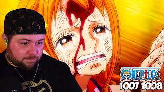 Zoros Pursuit Ice Oni Tag One Piece Episode 1007 amp 1008 Reaction [upl. by Ainehs131]