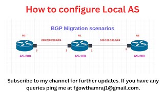 How to Configure Local AS BGP Migration Scenarios [upl. by Devan]