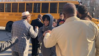 East Forsyth High School Hosts 100 Men Challenge For Eagle Nation [upl. by Einnus]