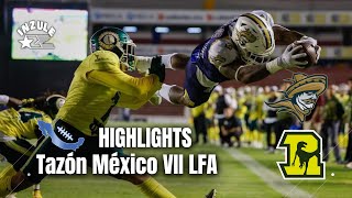 HIGHLIGHTS  TAZÓN MÉXICO VII  Caudillos Chihuahua vs Raptors Estado de México  LFA 2024 [upl. by Champ]