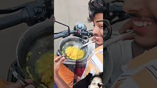 Baik par khana bana Raha hai 🙏🤣 comedy short videos 😄 [upl. by Tillfourd]