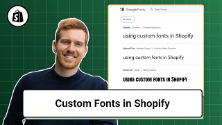 How to install a custom fonts in Shopify [upl. by Nalim]