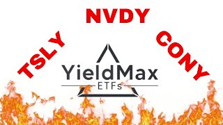 The YieldMax ETFs Are in Trouble  TSLY NVDY CONY [upl. by Ymmaj76]