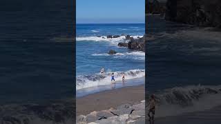 Ein Tag am Strand in Puerto de la Cruz Teneriffa [upl. by Ellezig]