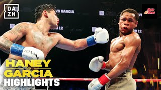 THREE KNOCKDOWNS  Devin Haney vs Ryan Garcia Fight Highlights [upl. by Rann738]