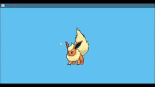 Pokemon Brick Bronze  How to evolve eevee into flareon [upl. by Melvina]