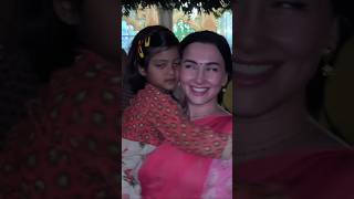 This girl dressed her daughter as Krishna shorts dailyfacts youtubeshorts shortsvideo [upl. by Thurston]