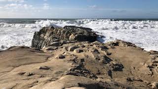 Surf at Pescadero State Beach [upl. by Oneg]