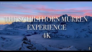 Amazing winter moments in Switzerland  Mürren  Schilthorn 4K [upl. by Nale]