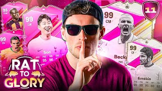 WE PACK TWO FUTTIES ICONS 🐀 PC RAT TO GLORY S6 E11 FC 24 [upl. by Araeit]