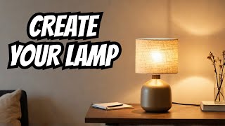 diy table lamp ideas  diy table lamp for study  table lamp kaise banate hain [upl. by Allare]