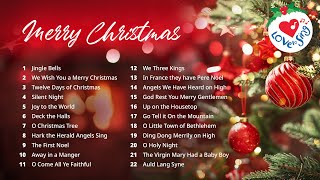 Merry Christmas Songs and Carols Music Playlist [upl. by Burk]