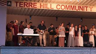 Down At The Cross  Live at Singing In The Park  Terre Hill Pa [upl. by Ahsile339]