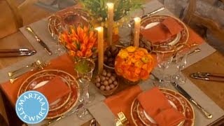 How to Create Two Thanksgiving Centerpieces  Thanksgiving Decorations  Martha Stewart [upl. by Beauchamp]