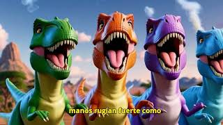 ¡Baila con los Dinosaurios de Colores 🦖🌈 Ritmos y Aventuras Prehistóricas [upl. by Brandyn]