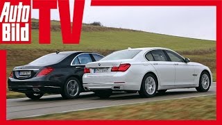 BMW 750i vs Mercedes S 500 [upl. by Ennahtur]