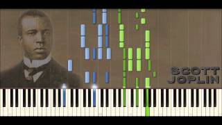 Scott Joplin Piano Rags Peacherine Rag  Ragtime 18 Piano Tutorial [upl. by Avlem]