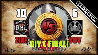 Zinfandel vs VoV BNL Div C Final  Mount and Blade 2 Bannerlord [upl. by Anar]