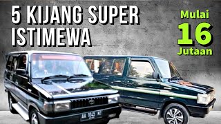 MULAI 16 JUTA NEGO 5 PILIHAN KIJANG SUPER ISTIMEWA [upl. by Vivianne413]