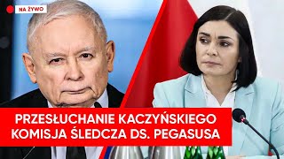 Przesłuchanie Jarosława Kaczyńskiego Komisja śledcza ds Pegasusa NA ŻYWO [upl. by Materse]