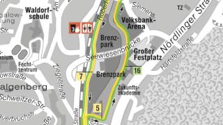 Neue StadtlaufStrecke Testlauf im Brenzpark Heidenheim [upl. by Sreip482]