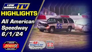 Highlights  All American Speedway Opening Night  612024 [upl. by Ynohtona26]