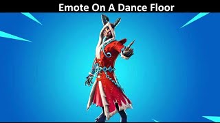 Emote On A Dance Floor Fortnite quest [upl. by Aicatan410]