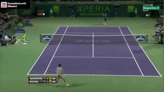 Novak Djokovic vs Lukas Rosol Masters Miami 2013 Highlights R2 HD [upl. by Deragon]