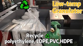 Polyethylene Plastic Granulation Machine HDPELDPEPVCPLA environmental Recycling Machine [upl. by Pelaga746]