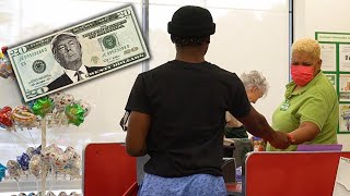 Using Obviously Fake Money Prank [upl. by Nhepets948]