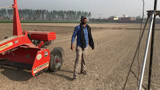 Laser land leveller by ksa agrotech tractor Swaraj 855 [upl. by Lonny575]