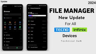 OSFile Manager New Update For all Tecno amp Infinix Devices [upl. by Pier]