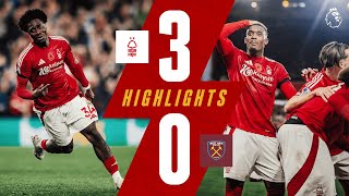 Ola Aina THUNDERBOLT 🤯  Forest 30 West Ham United  Premier League Highlights [upl. by Osbourne]