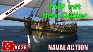 Naval Action 028 ✰ PvP mit dem Cutter ✰ German Gameplay [upl. by Ehr]