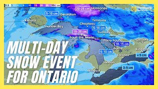 Ontario Braces for its First MultiDay Snow Squall Event of the Season [upl. by Ulrica366]