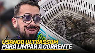 USANDO ULTRASSOM PARA LIMPAR A CORRENTE  PEDALOKOS [upl. by Inanuah242]