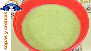 đźĄŁ Crema de CALABAZA verde calabacita calabacĂ­n [upl. by Jolynn]