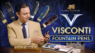 Are these the best fountain pens in the world Visconti Fountain Pens  Now Available [upl. by Tanah]