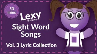 Sight Word Songs Volume 3 [upl. by Anselmo334]