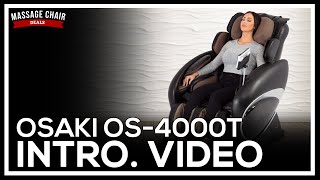 Osaki OS4000T Massage Chair Features [upl. by Nillor]