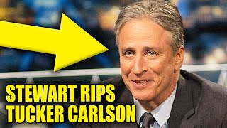 Jon Stewart Spars With Tucker Carlson [upl. by Lladnor836]