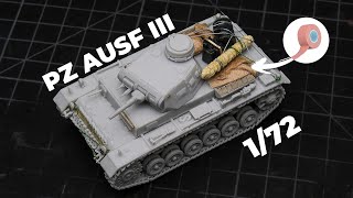 Pz Kpfw III Ausf E Assembly  172 UM kit [upl. by Vivyan]