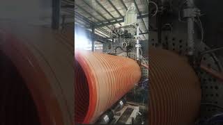 DN200800mm HDPE spiral winding profiled wall pipe production line extrusionmachine [upl. by Roter]