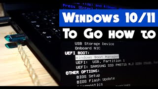 Create a Ready to go Windows 11 or 10 Install on a USB Stick  Windows 11 To go guideTutorial [upl. by Alikat]