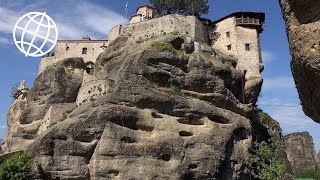 Meteora Greece Amazing Places 4K [upl. by Godric]