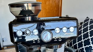 Breville Barista Express Espresso Machine Stainless Steel BES870XL  low pressure issue  demo only [upl. by Leinoto348]