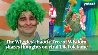 The Wiggles chaotic Tree of Wisdom shares thoughts on viral TikTok fame  Yahoo Australia [upl. by God]