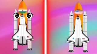 INDIAN ROCKET VS AMERICAN ROCKET😈 [upl. by Moyna]